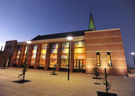 night from courtyard - perkins