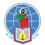 Logo of Bunbury Catholic Diocese with Jesus Christ and Bible.