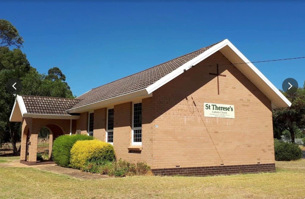 St Therese's Catholic Church building in Bunbury, Western Australia.